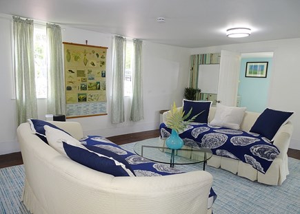 Wellfleet, Pine Point Cape Cod vacation rental - Second living area that opens to two bedrooms, other Living room