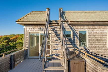 Eastham Cape Cod vacation rental - Stairs to Roof Deck