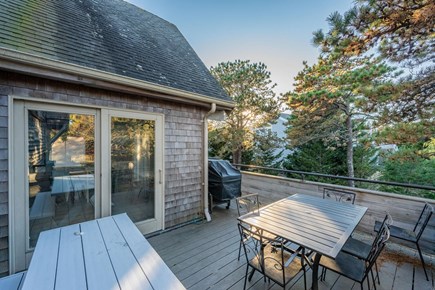 Eastham Cape Cod vacation rental - One end of Wrap-Around Deck