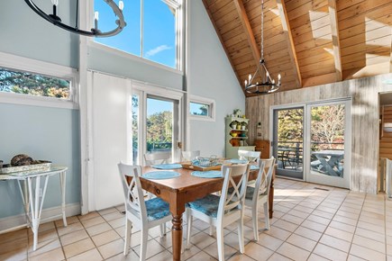 Eastham Cape Cod vacation rental - Dining Room with Deck outside