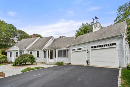 Osterville Cape Cod vacation rental - Front of the house with 2 car garage driveway parks 4 cars