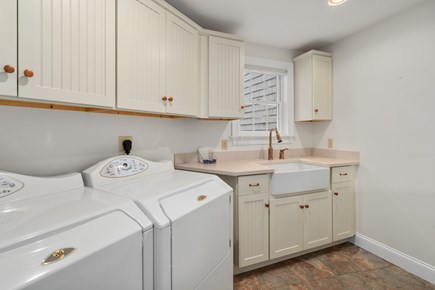 Osterville Cape Cod vacation rental - Laundry room located on primary floor includes beach towels