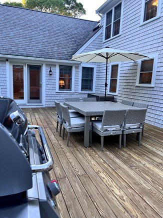 Osterville Cape Cod vacation rental - Large outdoor deck with weber grill