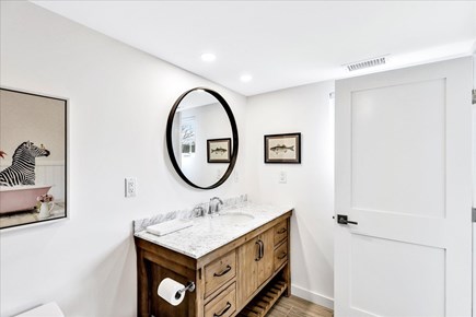 South Yarmouth Cape Cod vacation rental - Master bath vanities in both cottages