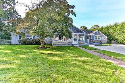 Chatham Cape Cod vacation rental - Huge yard, back driveway and 2 decks. Well kept landscaping