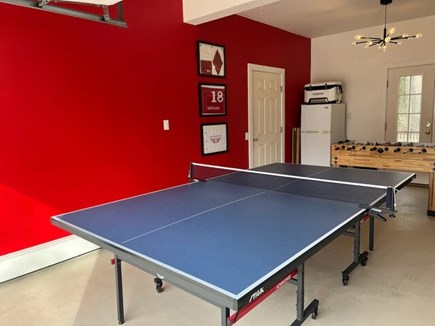 Chatham Cape Cod vacation rental - Game room with ping pong, foosball and tons of yard games