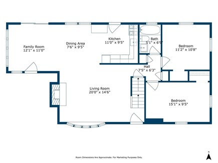 East Falmouth Cape Cod vacation rental - 1st floor