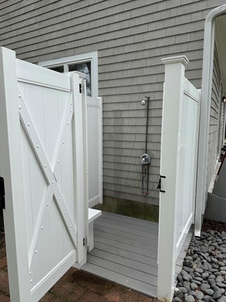 HarwichPort Cape Cod vacation rental - Outdoor Shower