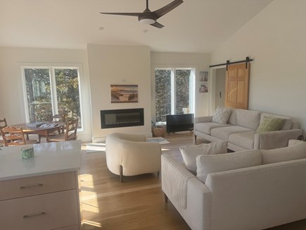 Truro Cape Cod vacation rental - Gas Fireplace for Chilly Nights