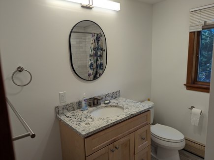 Wellfleet Cape Cod vacation rental - 2nd floor bathroom, with bathtub and shower