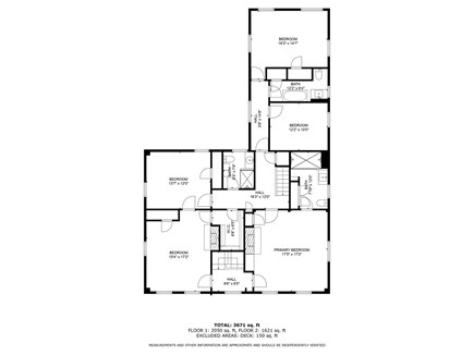 Barnstable Village Cape Cod vacation rental - Floorplan of 2nd floor<br/>