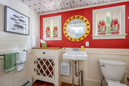 Barnstable Village Cape Cod vacation rental - Guest bathroom on first floor