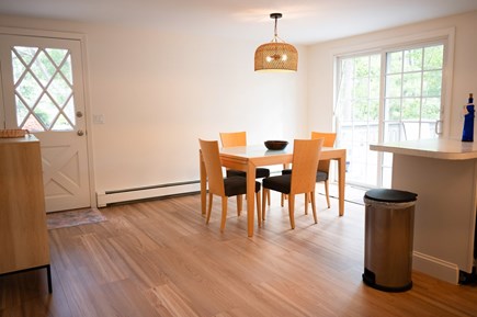 Yarmouth Cape Cod vacation rental - Eat-in kitchen with slider to deck