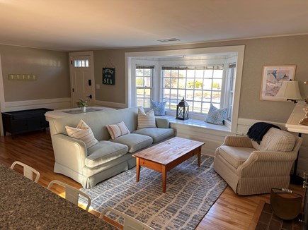 West Dennis Cape Cod vacation rental - Relaxing living/dining room