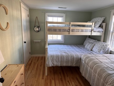 West Dennis Cape Cod vacation rental - Bedroom 3 - Twin over full bunk bed, and twin