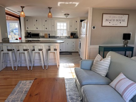 West Dennis Cape Cod vacation rental - Open concept, large kitchen island with ample seating