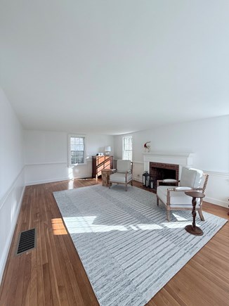 Chatham Cape Cod vacation rental - Living room. In process of decorating (with  new sofa and TV)