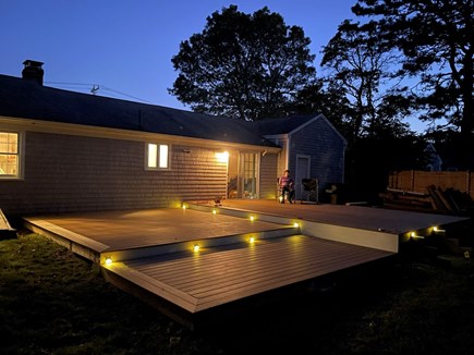 West Yarmouth Cape Cod vacation rental - New deck. New lounge furniture & gas fire pit in Spring 2025!