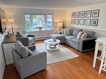 West Yarmouth Cape Cod vacation rental - Living area doubles as 3rd bedroom. Pull out queen sleeper.
