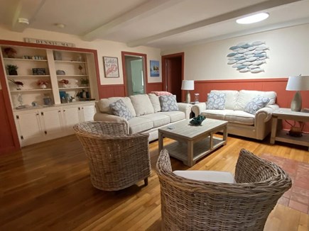 Dennis Cape Cod vacation rental - Living Room with Seating for 8 with Smart TV