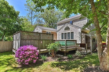 Dennis Cape Cod vacation rental - Rear View of Deck and Yard