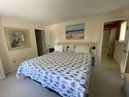 Dennis Cape Cod vacation rental - Primary Ensuite with King Bed, Smart TV and full bath.