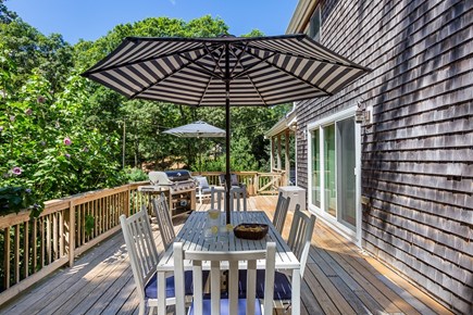 Harwich Cape Cod vacation rental - Rear Deck