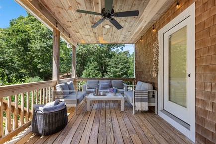 Harwich Cape Cod vacation rental - Rear Deck