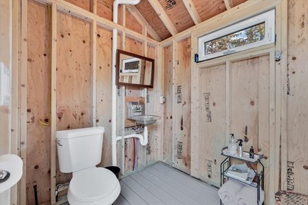 Eastham Cape Cod vacation rental - Outdoor half bathroom (w/ outdoor shower attached)