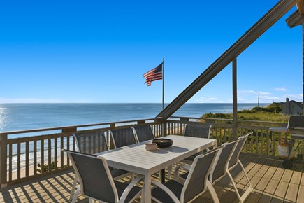 Wellfleet Cape Cod vacation rental - Deck dining area