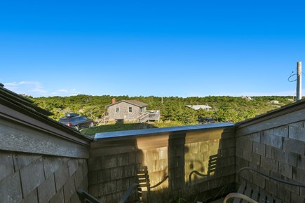 Wellfleet Cape Cod vacation rental - Viewing deck facing road entrance