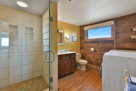 Wellfleet Cape Cod vacation rental - Main bathroom on ground level with walk in shower