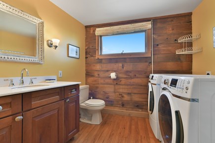 Wellfleet Cape Cod vacation rental - Laundry located in main bathroom