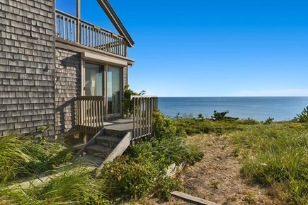 Wellfleet Cape Cod vacation rental - Pathway from parking area to the rear