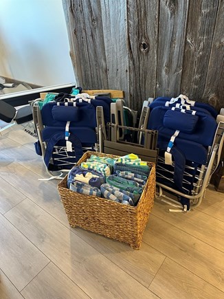 Wellfleet Cape Cod vacation rental - Beach chairs and towels for use.