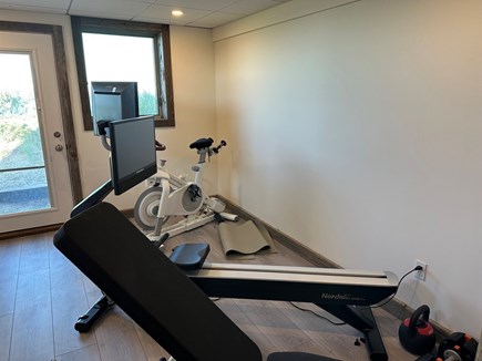 Wellfleet Cape Cod vacation rental - Workout area on lower level.
