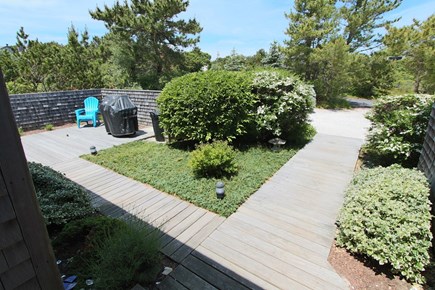 Truro Cape Cod vacation rental - Deck out Front for Grilling