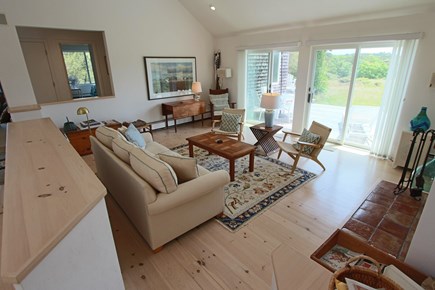 Truro Cape Cod vacation rental - Formal Living Room with Views of the Bay