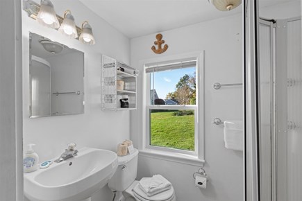 Eastham Cape Cod vacation rental - A full bathroom with a standup shower