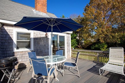 Eastham Cape Cod vacation rental - Dine al fresco on the back deck