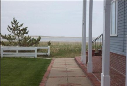 Chatham Oceanfront Condos Cape Cod vacation rental - Walkway to private beach.