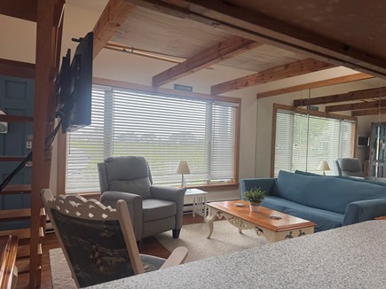 Chatham Oceanfront Condos Cape Cod vacation rental - Living area has TV w/cable. Condo has Wifi.