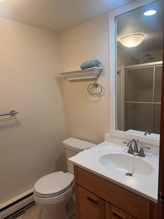 Chatham Oceanfront Condos Cape Cod vacation rental - First floor full bath with tub/shower.