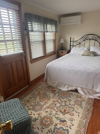 Chatham Oceanfront Condos Cape Cod vacation rental - First floor bedroom w queen bed, TV and minisplit for AC.