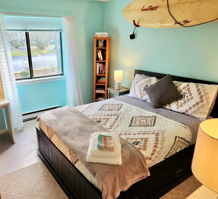 Brewster, Ocean Edge Cape Cod vacation rental - Second bedroom with queen bed and dedicated workspace