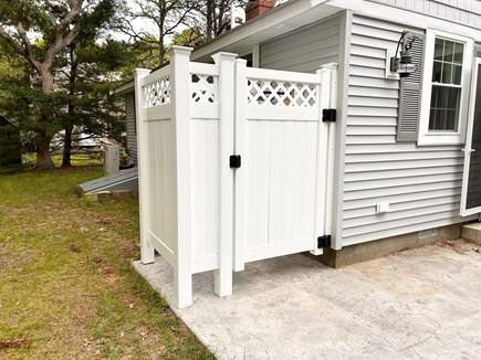 South Dennis Cape Cod vacation rental - Oversized outdoor shower