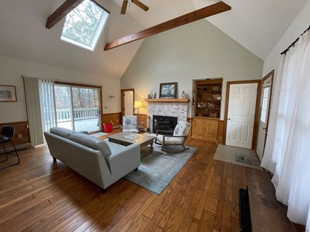 Harwich Cape Cod vacation rental - Bright living room off kitchen and deck