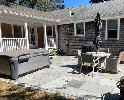 East Sandwich Cape Cod vacation rental - Covered porch and patio