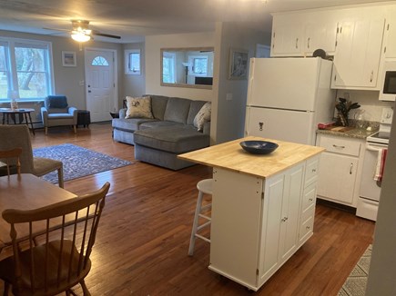 East Sandwich Cape Cod vacation rental - Living room & Kitchen