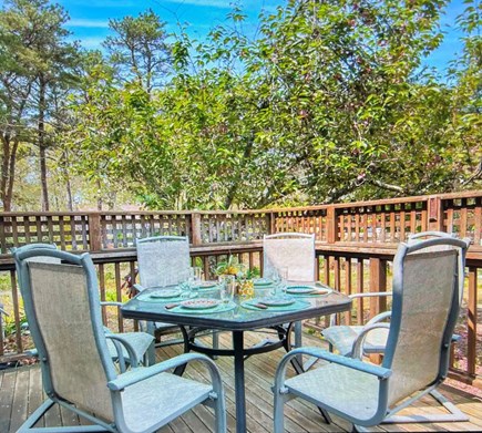 Wellfleet Cape Cod vacation rental - Private Outdoor dining space for six